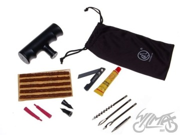 Zestaw naprawczy opon motocykl-owych sznury klej Quad ATV skuter kołek