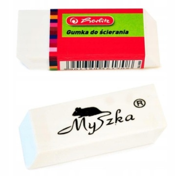 Ластик HERLITZ Mouse для стирания школьных карандашей