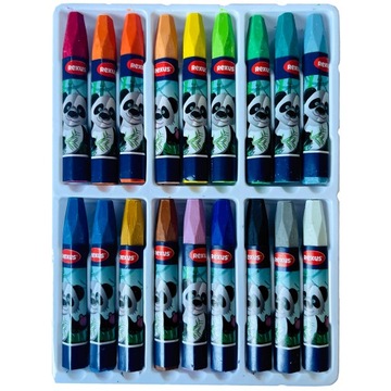 ПАСТЕЛЬНЫЕ КАРАНДАШИ МАСЛЯНАЯ ПАСТЬ 18 ЦВЕТОВ REXUS