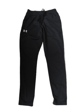 CZARNE UNDER ARMOUR PIQUE TRACK PANT R.S/M