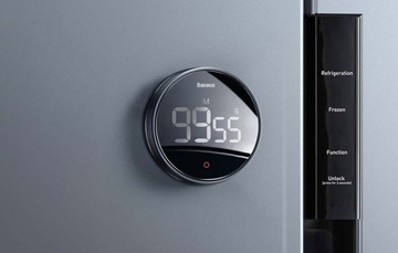 BASEUS МАГНИТНО-ЭЛЕКТРОННЫЙ КУХОННЫЙ ТАЙМЕР ЦИФРОВОЙ светодиодный секундомер HD