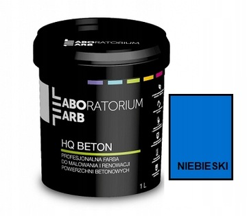 FARBA DO BETONU POSADZEK ELEWACJI NIEBIESKI 1L