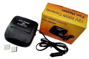WENTYLATOR SAMOCHODOWY FARELKA GRZEJNIK 12V 200W MOC !