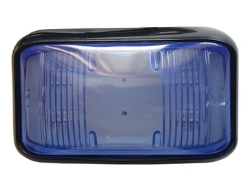 Lampa LED 4 SMD stroboskop OSP niebieska 12v 24v