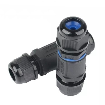 ПРОХОДНОЙ разъем HERMETIC, водонепроницаемое кабельное соединение IP68, 3-контактный разъем