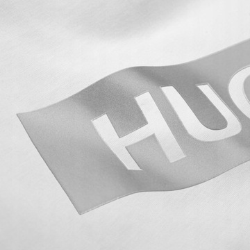 T-shirt męski okrągły dekolt Hugo Boss rozmiar XL biała