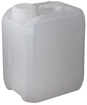 CHEMIPLASTYKA - Kanister plastikowy HDPE - baniak na wodę - biały - 10 L