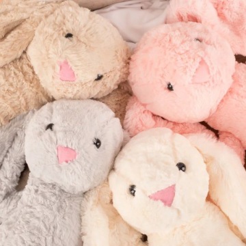 КОМПЛЕКТ для малыша, полотенце, пеленка с именем + плюшевый зайка.