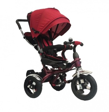 Rowerek trójkołowy BT-12 Czerwona rama-czerwony TESORO BT-12 Frame Red-Cze