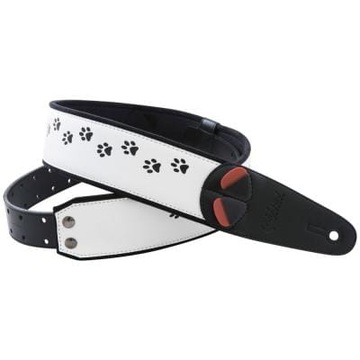 RightOn Straps Cat White - Pasek do Gitary