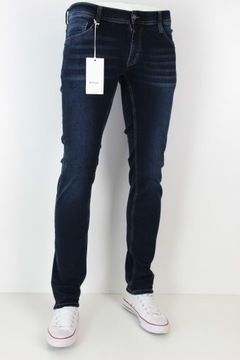 MUSTANG OREGON TAPERED SLIM SPODNIE JEANS _ W34 L36