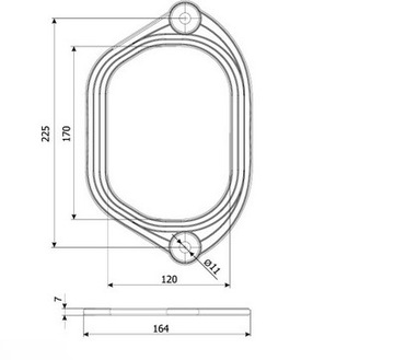РЕМОНТНЫЙ КОМПЛЕКТ ДЛЯ КОМПАКТНОГО УНИТАЗА KK POL TYPE E