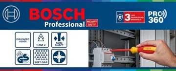 Śrubokręt Bosch Wkrętak VDE PZ 2x125 1600A02ND2