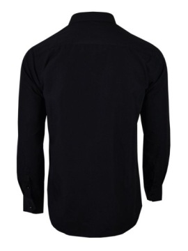 41/42 ОБЫЧНАЯ ЧЕРНАЯ РУБАШКА С ДЛИННЫМ РУКАВОМ