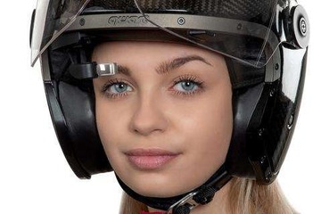 МОТОЦИКЛОВЫЙ ИНТЕРКОМ С ДИСПЛЕЕМ НА ГЛАЗЕ