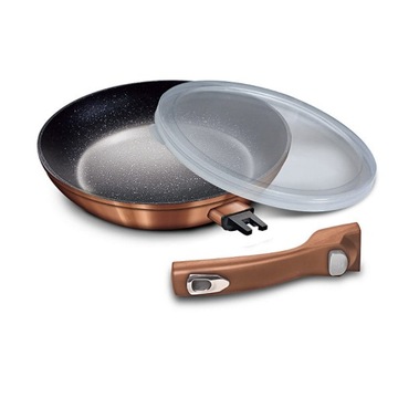 PATELNIA GRANITOWA 24cm BERLINGER HAUS BH-1948 ROSE GOLD - Średnica,