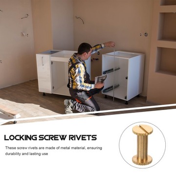 Винты для переплета Латунные заклепки Производство сумок