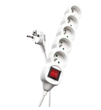 Удлинительная полоса 5 гнезда 5м