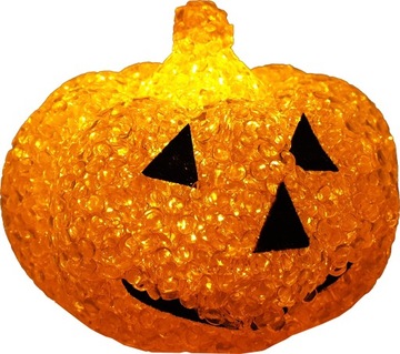 DYNIA ŚWIECĄCA LED HALLOWEEN FIGURKA NA BATERIE DEKORACYJNY OZDOBA