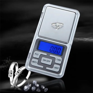 ТОЧНЫЕ ЮВЕЛИРНЫЕ ВЕСЫ ЖК-дисплей 200–0,01 г ОГРОМНЫЕ