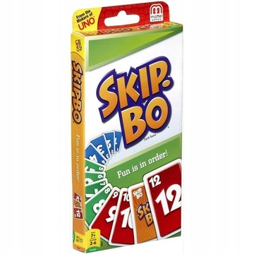 SKIP BO SKIP-BO GAME Mattel UNO 162 cards