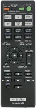 ПУЛЬТ ДИСТАНЦИОННОГО УПРАВЛЕНИЯ ДЛЯ SONY RM-ADU079 ВЫСОКОГО КАЧЕСТВА