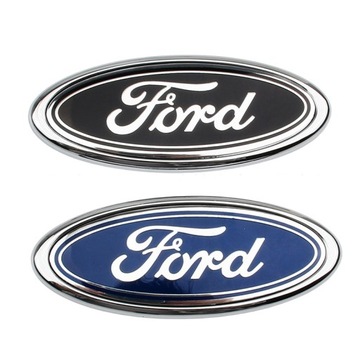 ЭМБЛЕМА ЗНАК Ford 11,5x4,5см-Синий Серебристый