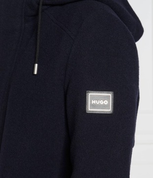 HUGO BOSS wełniana parka Munk2242RegularFit granat