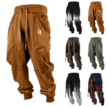 Autumn And Winter Men's Trousers Fashion Chic Prin