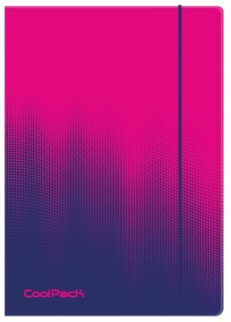 COOLPACK GRADIENT TECZKA Z GUMKĄ A4 - FRAPE