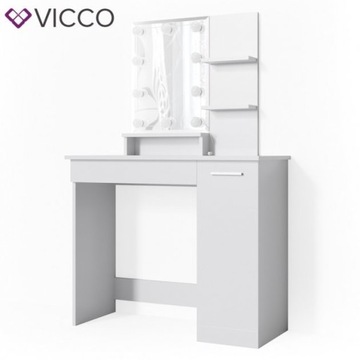 TOALETKA JULIA BIAŁA Z OŚWIETLENIEM LED VICCO