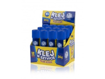 Клей-карандаш astra 21g школьный клей для бумаги и картона без растворителей