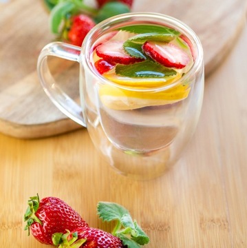 Термостаканы с ручкой для ЛАТТЕ КАПУЧИНО 350мл, 3шт, двойные стенки