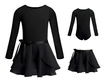 Body baletowe do tańca Papilio 660 rozm. XS czarny