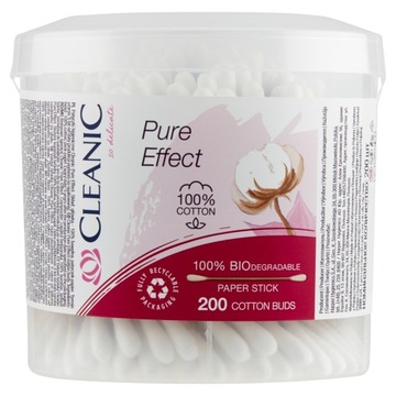 Cleanic Pure Effect patyczki higieniczne 200 sztuk