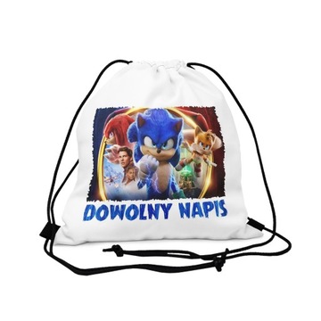 WOREK imię na kapcie BUTY WF SONIC 2 jeż Hedgehog