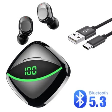 Słuchawki bezprzewodowe LED Y-ONE BLUETOOTH 5.3 TYP-C