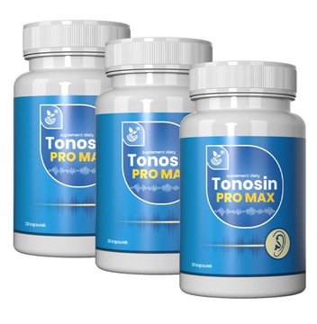 Tonosin Pro Max - poprawa słuchu 90 kapsułek