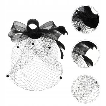 Шпилька Элегантная шляпка Fascinator для