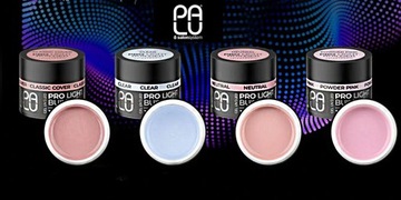 Гель для ногтей Palu нежно-розовый самовыравнивающийся розовый 45г