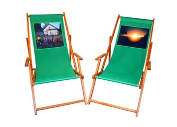 Комфортное шезлонг с логотипом Печать Печать + Дизайн