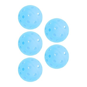 5 szt. Piłki Pickleball 40 otworów Świecące 74 mm