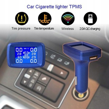 2-дюймовый ЖК-дисплей TPMS Беспроводная связь