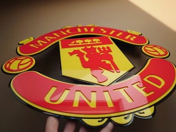 Настенный герб Манчестер Юнайтед — подарок парню и мужу футбольного болельщика