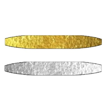 Pierścionek srebrny pozłacany łezka rozmiar 11 - 16.00 mm