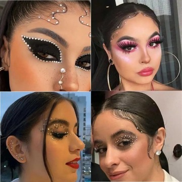 КРИСТАЛЛЫ НАКЛЕЙКИ ЛИЦО ЦИРКОНИЙ 3D БРИЛЛИАНТЫ Сердечки