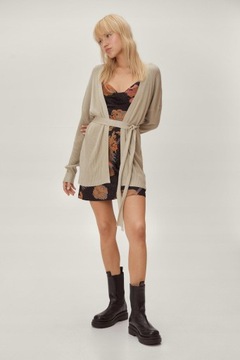 KARDIGAN PRĄŻKI M LC94207 *NASTY GAL