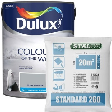 Dulux Kolory Świata Farba Morze Północne 5L+GRATIS