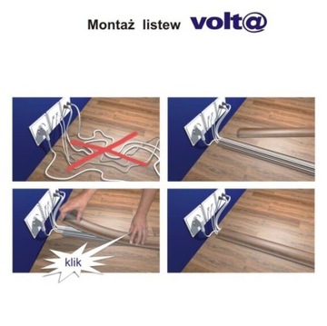 Полоса CABLE COVER для кабелей RTV, дуб H6, 1 м
