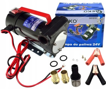 НАСОС СЛИВА ТОПЛИВА 24В 12В